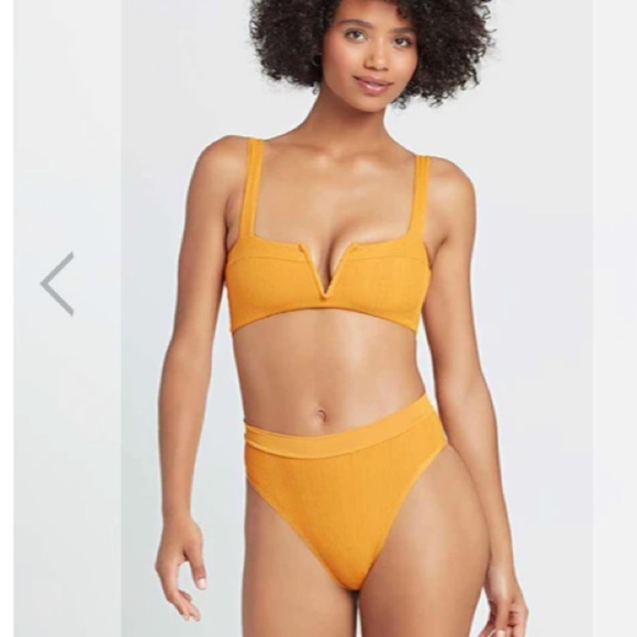 L*space pointelle rib mandarin French bottom bitsy - Picture 1 of 2